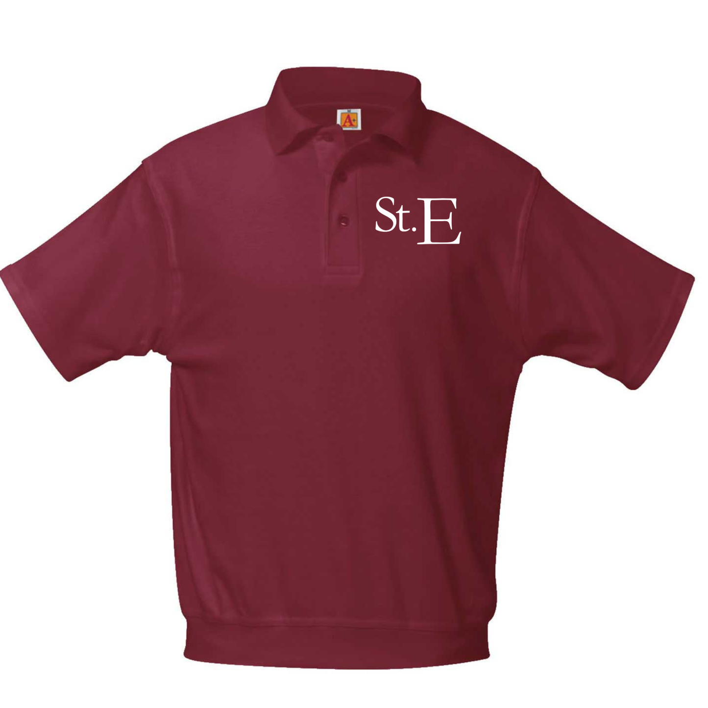 SAINT ELIZABETH SCHOOL BANDED SS POLO W/LOGO (8311SES)