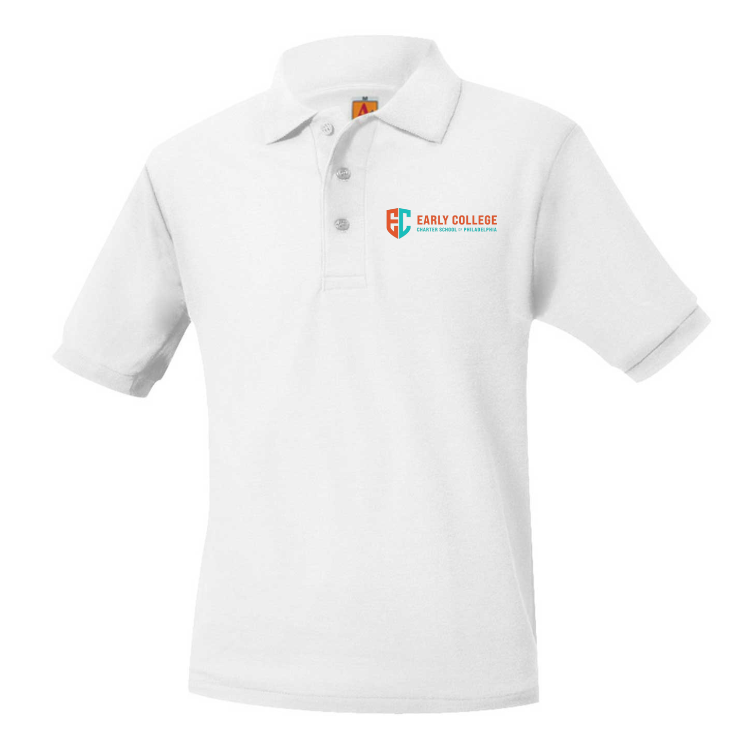 EARLY COLLEGE SHORT SLEEVE POLO W/ LOGO (8747ECC)