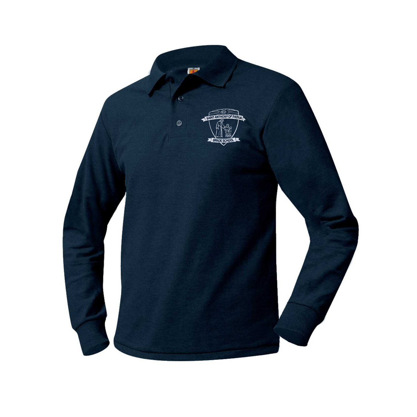 SAINT ANTHONY LONG SLEEVE POLO W/LOGO (8748SAP-DE)