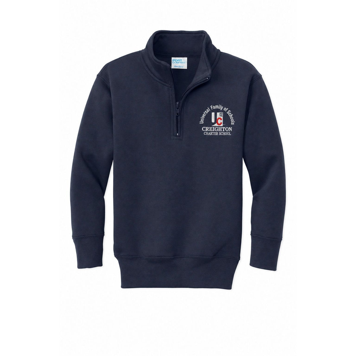 CREIGHTON NAVY QUARTER ZIP (995CREI)