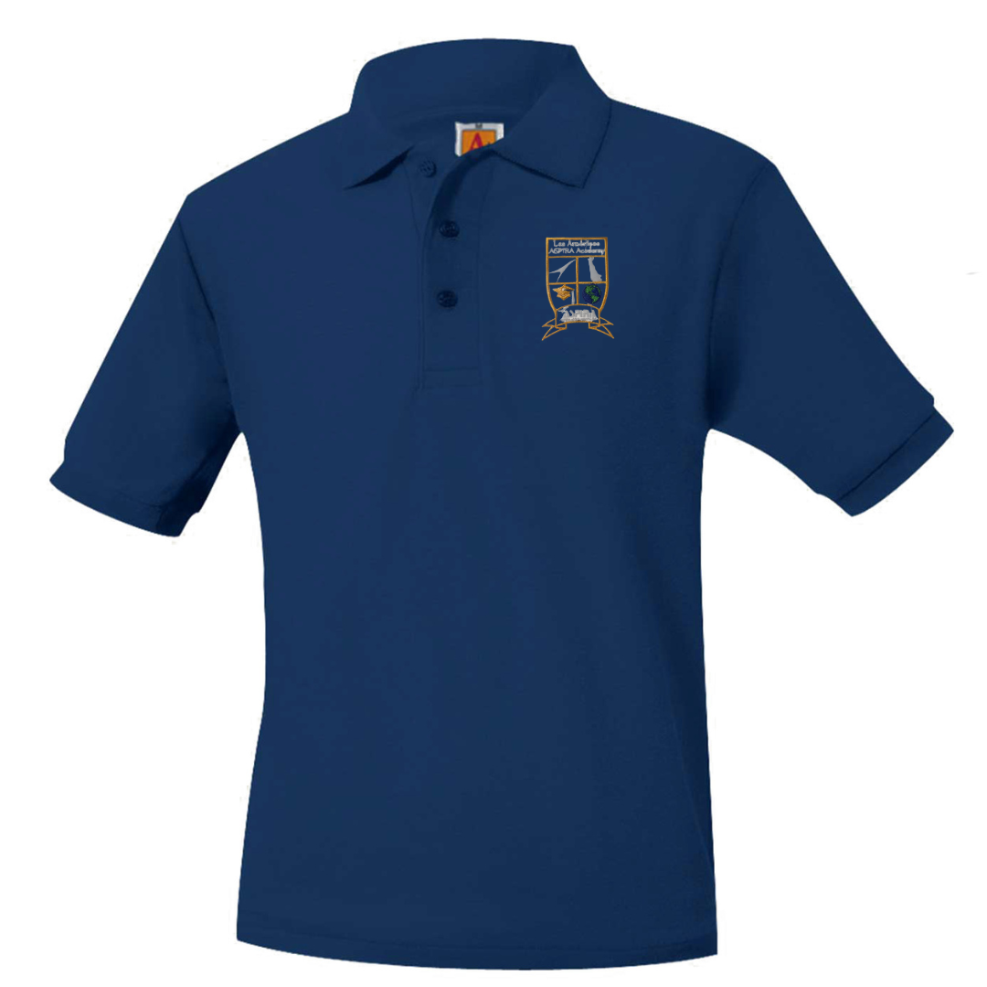 ASPIRA ACADEMY SHORT SLEEVE POLO W/LOGO (8747ASPI-DE)