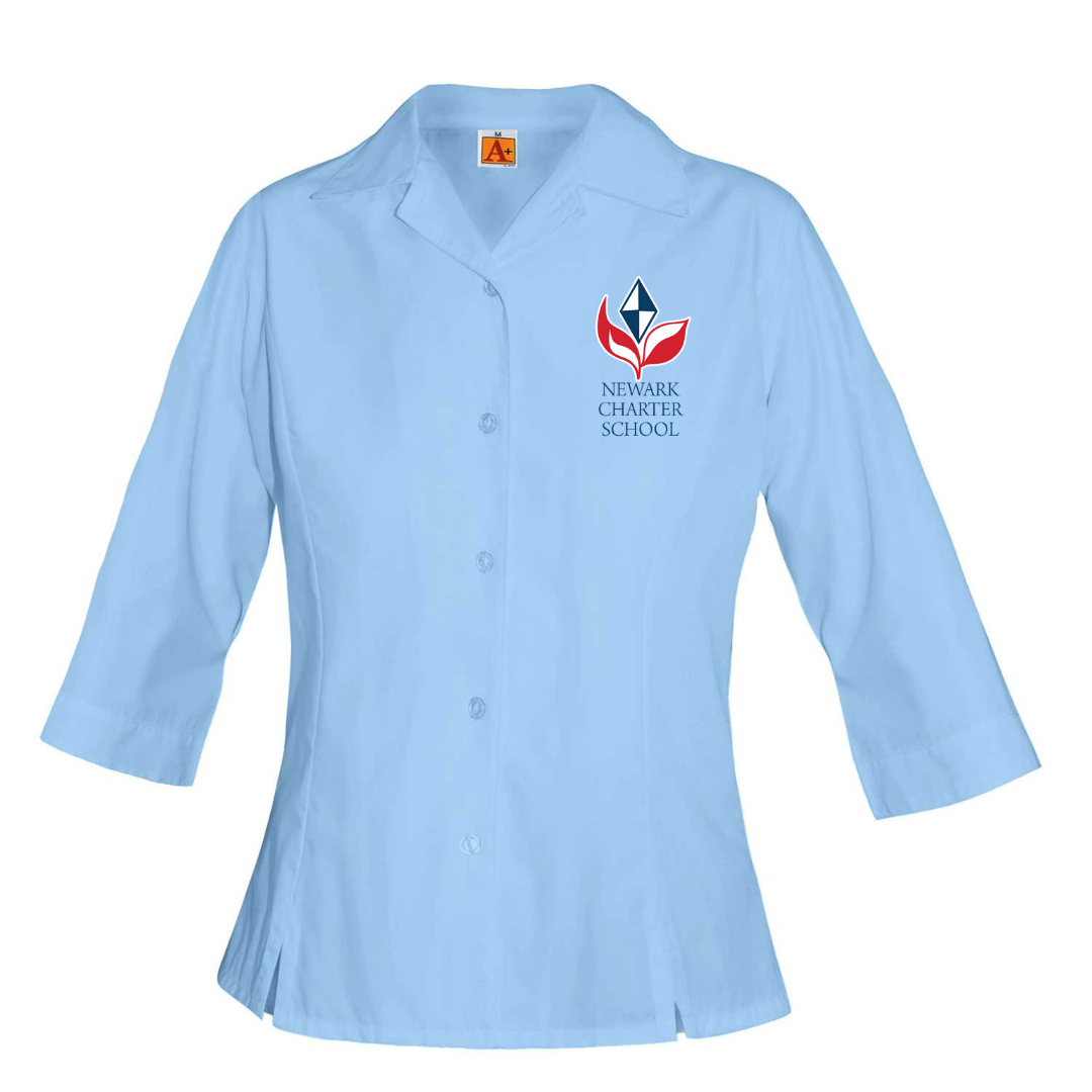 NEWARK CHARTER 3/4 SLEEVE BLOUSE (9257-NCS-DE)