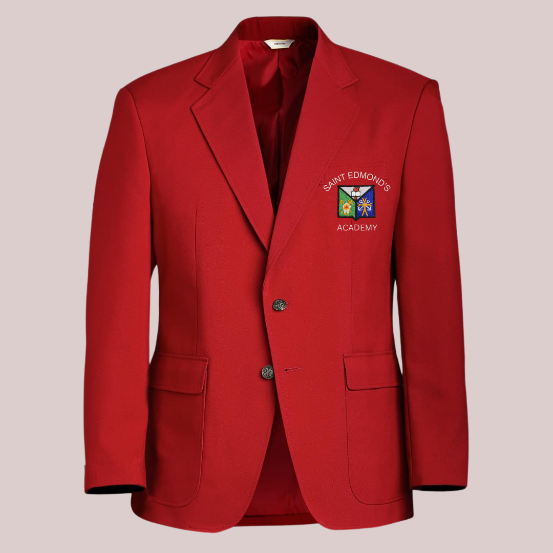 ST. EDMOND'S MENS BLAZER W/EMBROIDERED LOGO (2011MSEA-DE)
