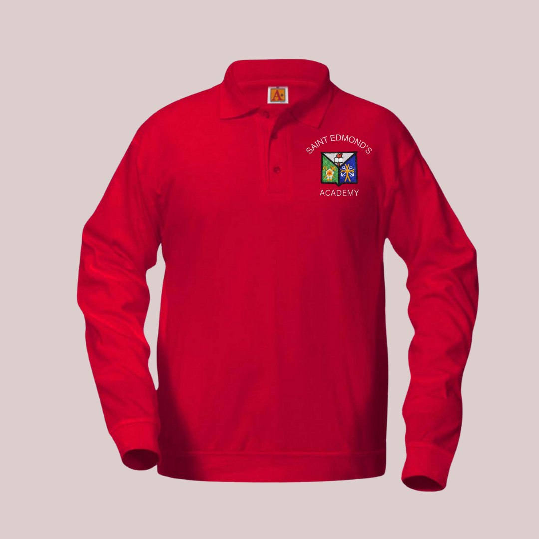 ST. EDMOND'S BANDED LS POLO (8317SEA-DE)