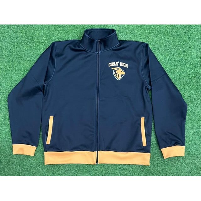 GIRLS' HIGH TRACK JACKET-ANIMAL