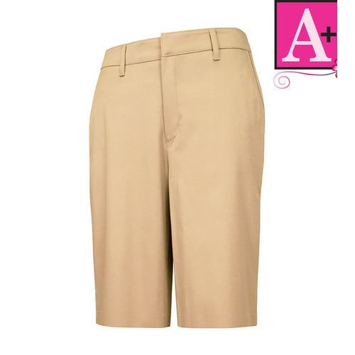 GIRLS KHAKI SHORTS (SH775-DE)