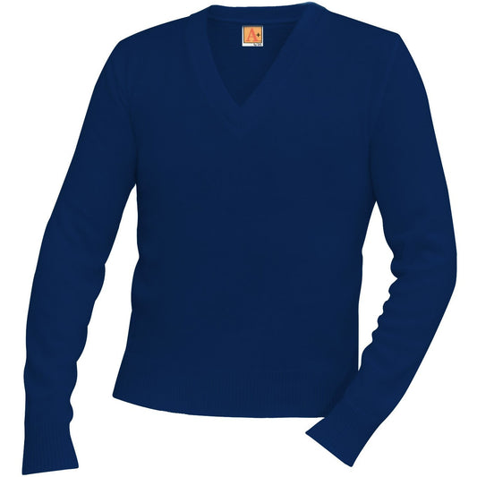 NAVY PULLOVER SWEATER PLAIN (6500NAVY)