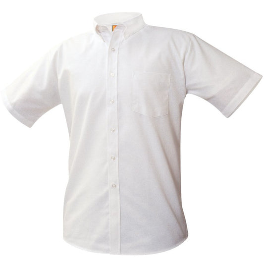 WHITE SHORT SLEEVE OXFORD (8061W)