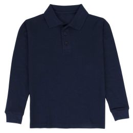 Discovery Long Sleeve Polos W/ Logo (8748disc)