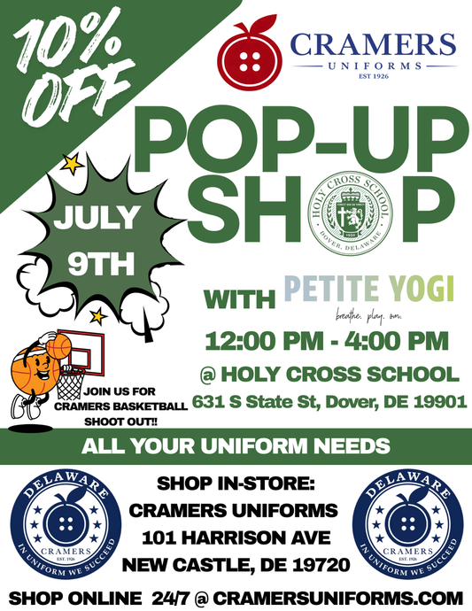 POP UP SHOP-HOLY CROSS-JULY 9TH