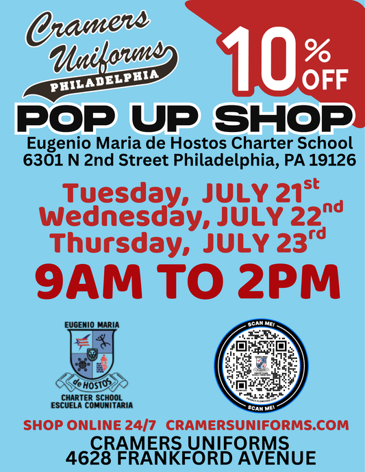 POP UP SHOP-HOSTOS-JULY 21-JULY 23