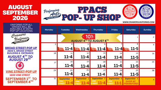 POP UP SHOP-PPACS AUGUST 4TH-SEPTEMBER 4TH