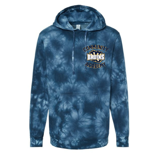 CAP TIE DYED HOODIE W/ BRUINS LOGO (PRM4500CAP)