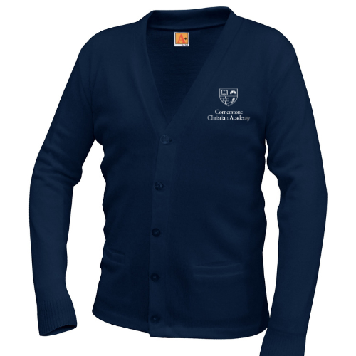 CORNERSTONE CARDIGAN W/LOGO (6300CCA)