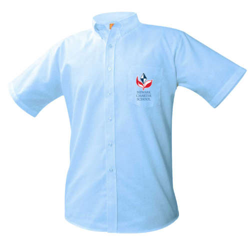 NEWARK CHARTER H.S SS OXFORD W/LOGO (8061NCS-DE)