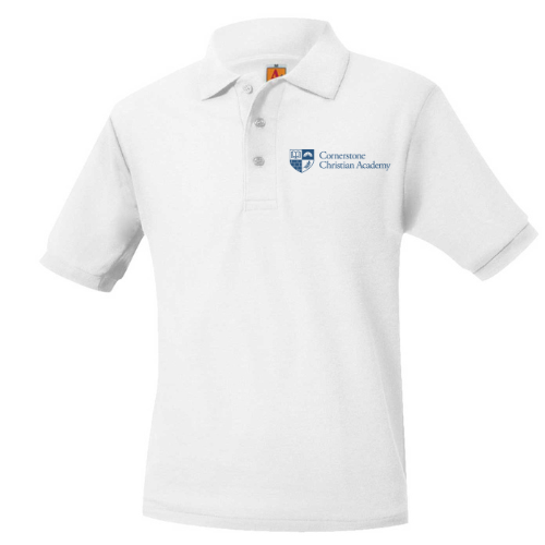 CORNERSTONE SHORT SLEEVE POLO W/LOGO (8747CCA)