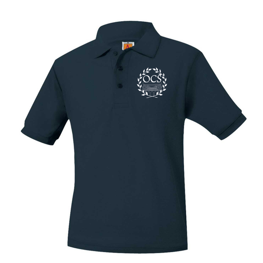 ODYSSEY CHARTER SCHOOL SHORT SLEEVE POLO W/LOGO ( k-12) (8747OCS-DE)