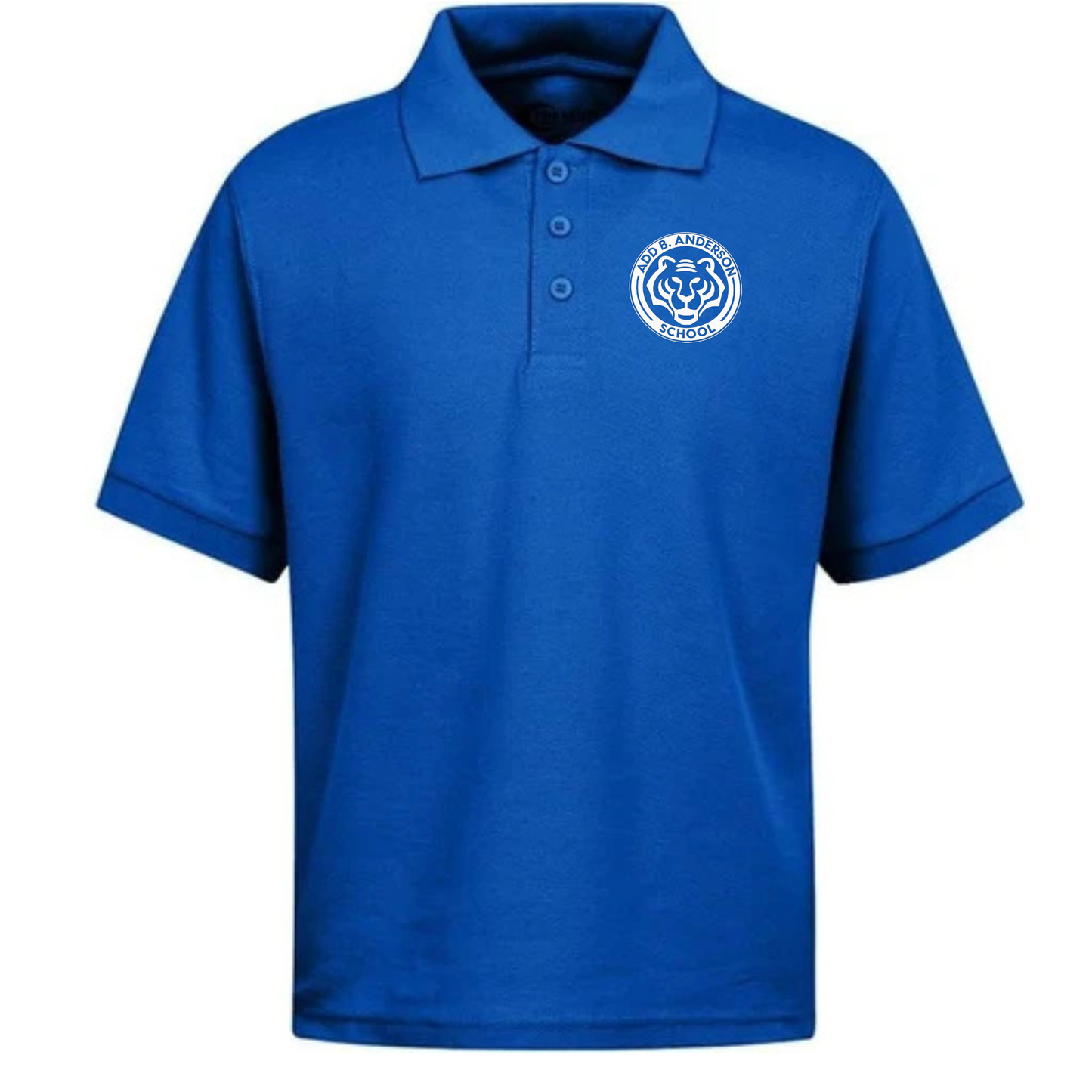ADD B ANDERSON 8TH GRADE ROYAL POLO SHIRT W/LOGO (8747ADDB)