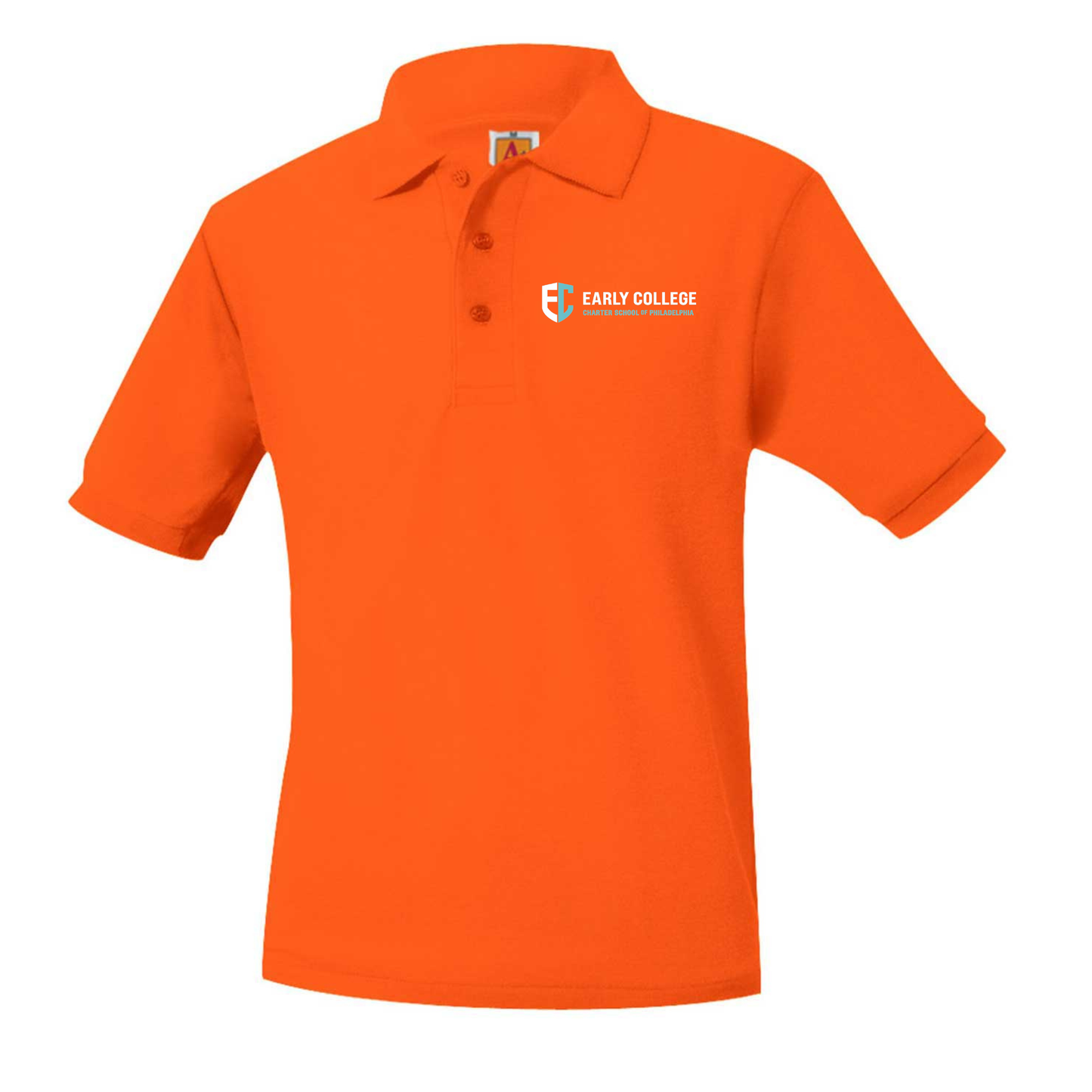 EARLY COLLEGE SHORT SLEEVE POLO W/ LOGO (8747ECC)