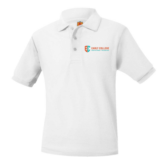 EARLY COLLEGE SHORT SLEEVE POLO W/ LOGO (8747ECC)
