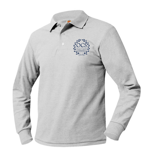 ODYSSEY CHARTER SCHOOL LS  POLO W/LOGO (GRADE 9-12) (8748OCS-DE)