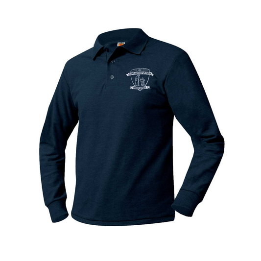 SAINT ANTHONY LONG SLEEVE POLO W/LOGO (8748SAP-DE)