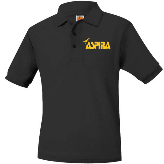 ASPIRA ACADEMY HIGH SCHOOL SS POLO W/LOGO (8747ASPIHS-DE)