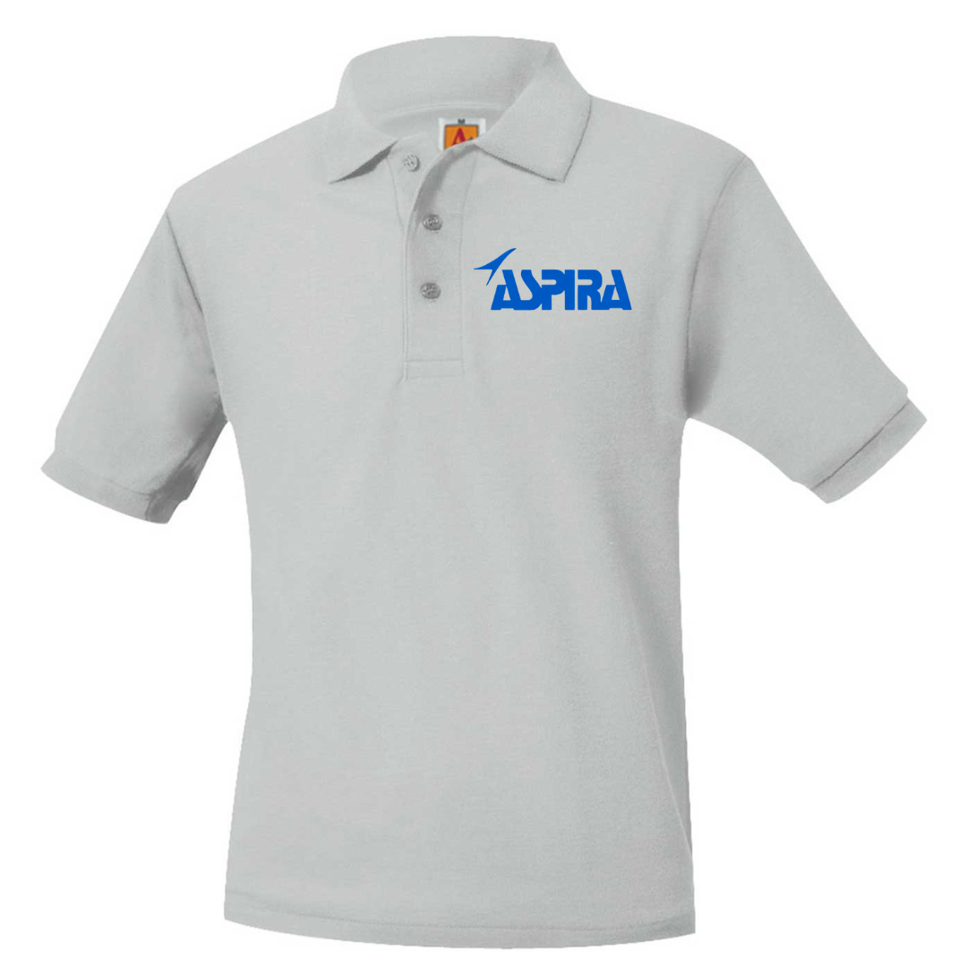 ASPIRA ACADEMY HIGH SCHOOL SS POLO W/LOGO (8747ASPIHS-DE)