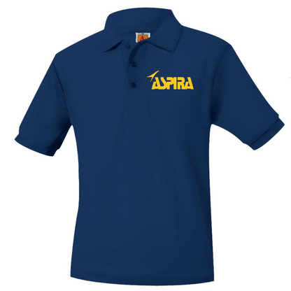 ASPIRA ACADEMY HIGH SCHOOL SS POLO W/LOGO (8747ASPIHS-DE)