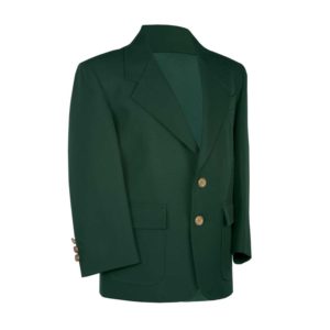 GREEN ADULT BLAZER (2011MG-DE) EMBLEM SOLD SEPERATELY