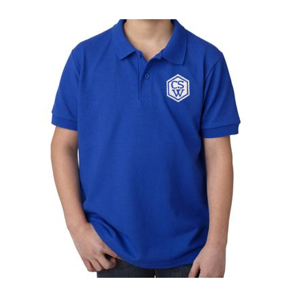 CSW ROYAL SS POLO W/LOGO (8747CSW)
