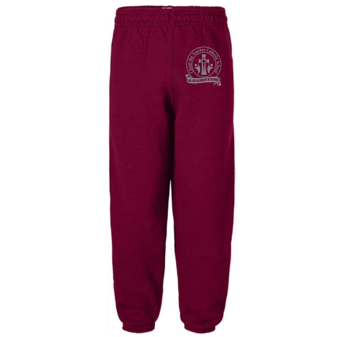 CHRIST THE TEACHER GYM SWEATPANT W/LOGO (973CTT)