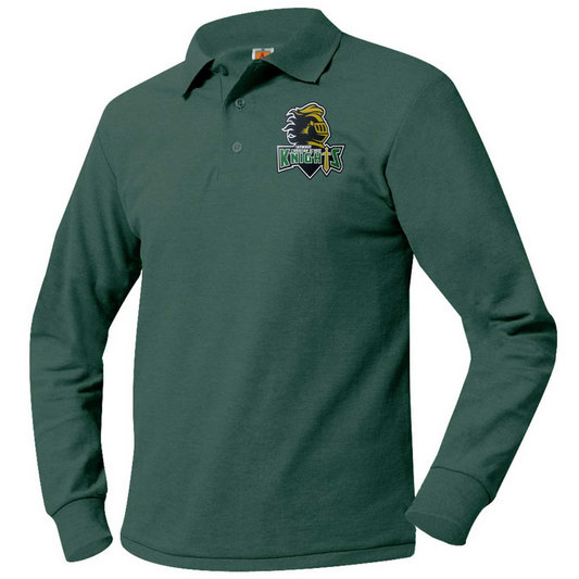 FAIRWINDS LONG SLEEVE POLO W/LOGO (8748FAIR-DE)