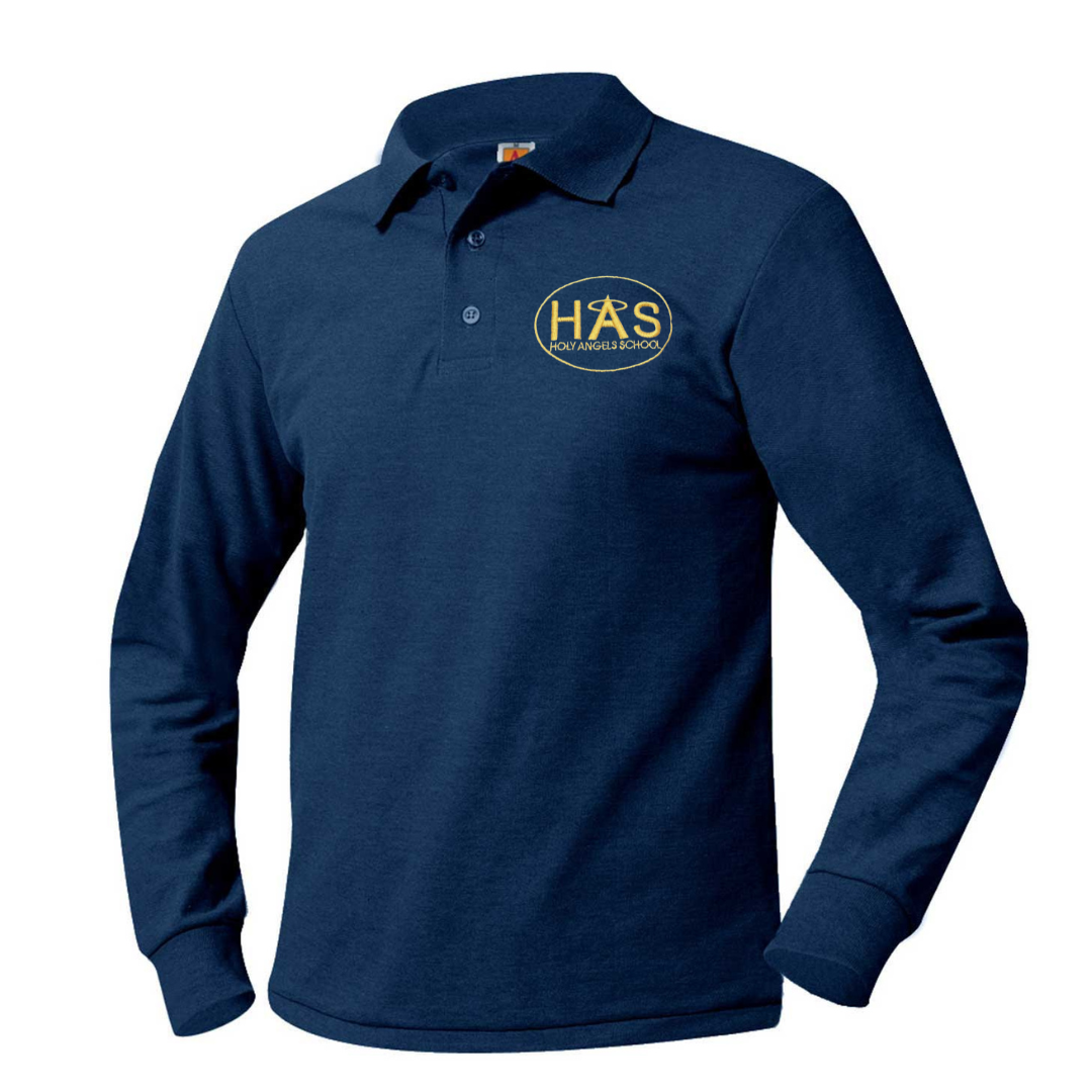 HOLY ANGELS LS POLO W/LOGO (8748HAS-DE)