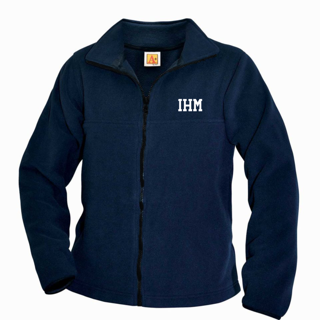 IMMACULATE HEART FULL ZIP FLEECE (1001IHM-DE)