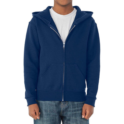 MARIAN ANDERSON NAVY FULL ZIP HOODIE W/LOGO (993ANDE)