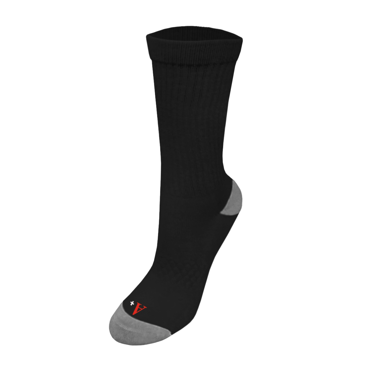 SOCKS BLACK CREW 3 PAIR  (SC77)