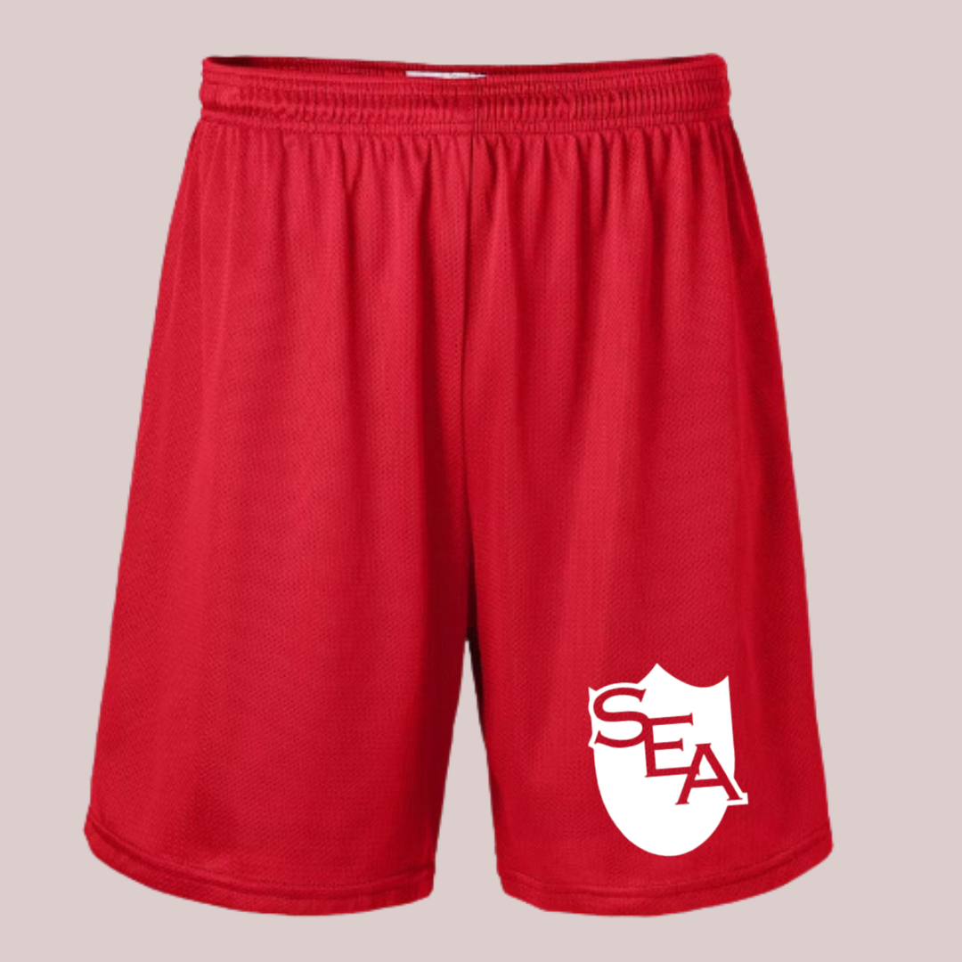 ST. EDMOND'S MESH SHORTS W/LOGO (6249SEA-DE)