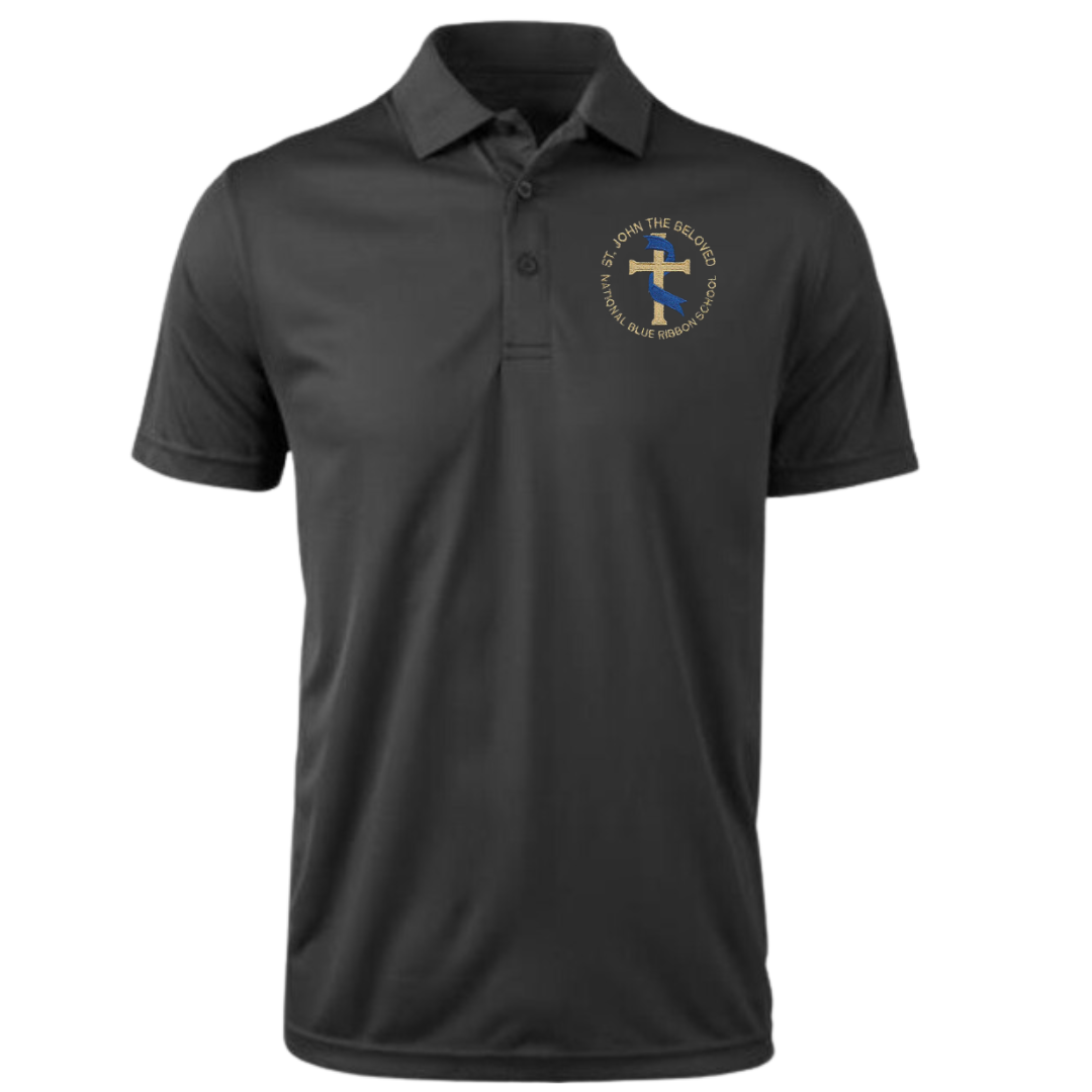 SAINT JOHN THE BELOVED PERFORMANCE POLO W/LOGO (8953SJB-DE)