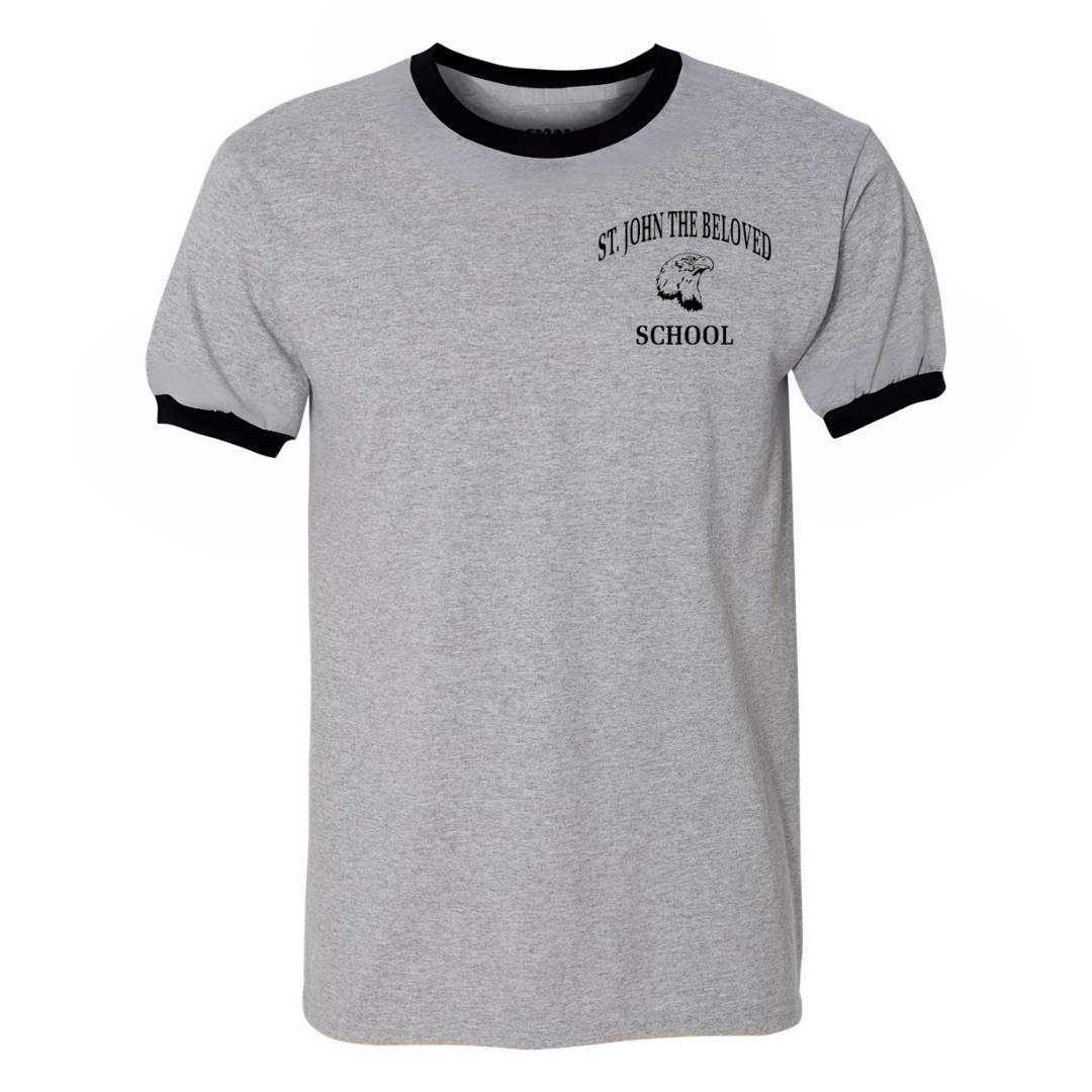 ST. JOHN THE BELOVED RINGER TEE (711SJB-DE)