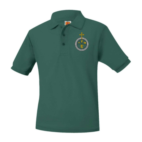 ST. MARK'S HIGH SCHOOL SS POLO W/LOGO (8761MHS-DE)