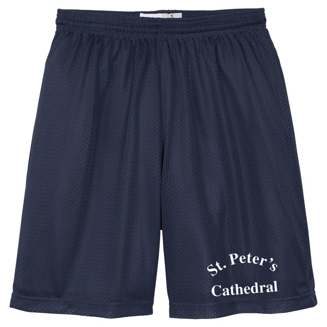 SAINT PETER CATHEDRAL MESH SHORTS W/LOGO (6249SPC-DE)