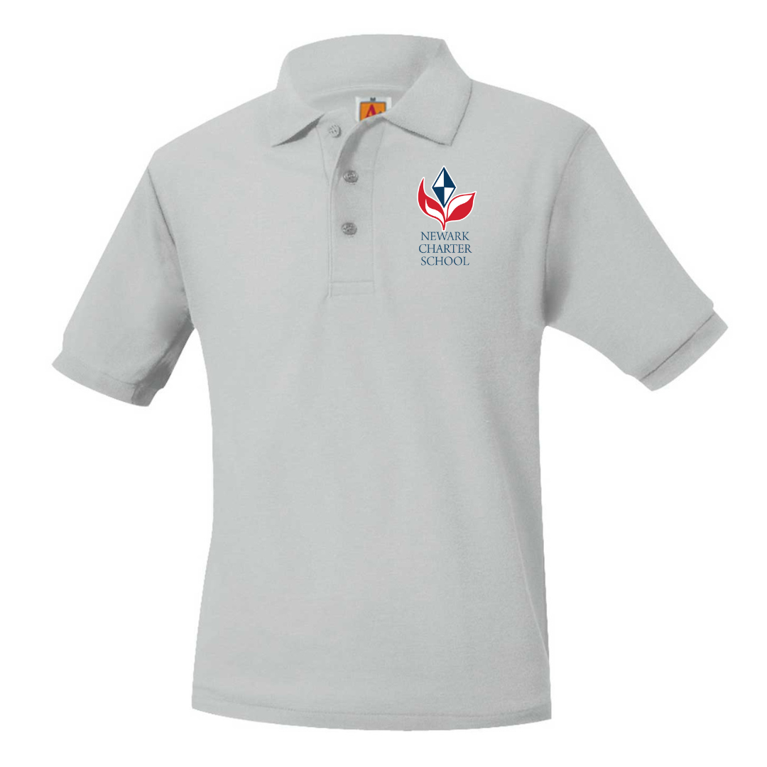 NEWARK CHARTER SHORT SLEEVE POLO W/LOGO (8747NCS)