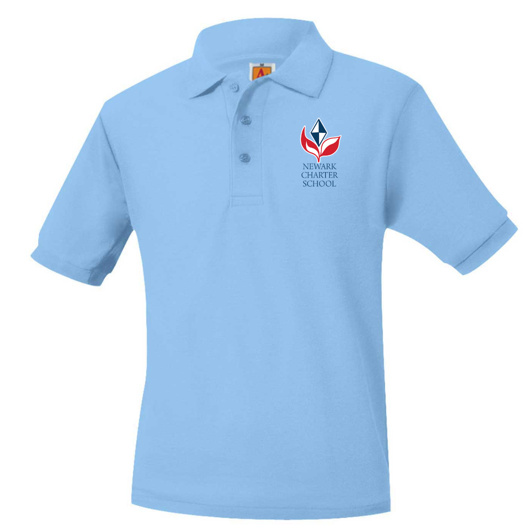 NEWARK CHARTER SHORT SLEEVE POLO W/LOGO (8747NCS)
