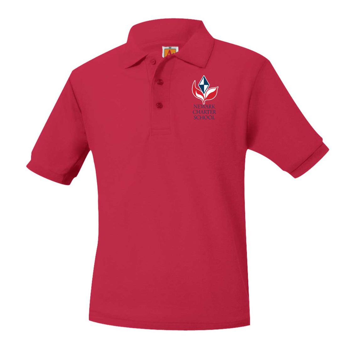 NEWARK CHARTER SHORT SLEEVE POLO W/LOGO (8747NCS)