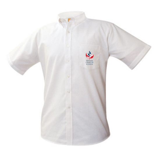 NEWARK CHARTER H.S SS OXFORD W/LOGO (8061NCS-DE)