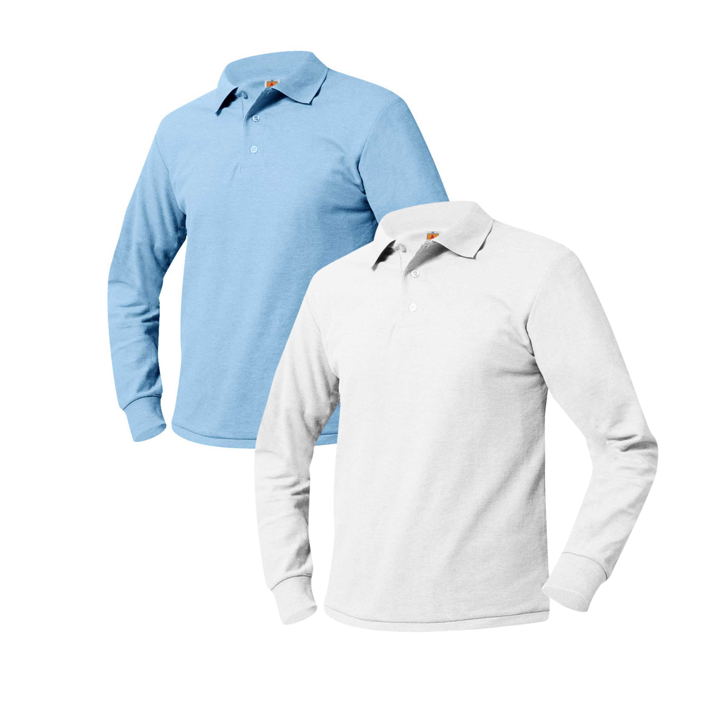 SAINT PETER CATHEDRAL LONG SLEEVE POLO W/LOGO (8748SPC-DE)