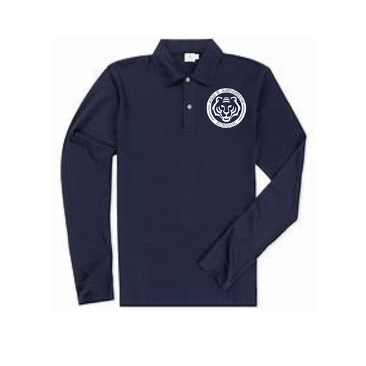 Add B Anderson Long Sleeve Polo W/ Logo (8748ADDB)