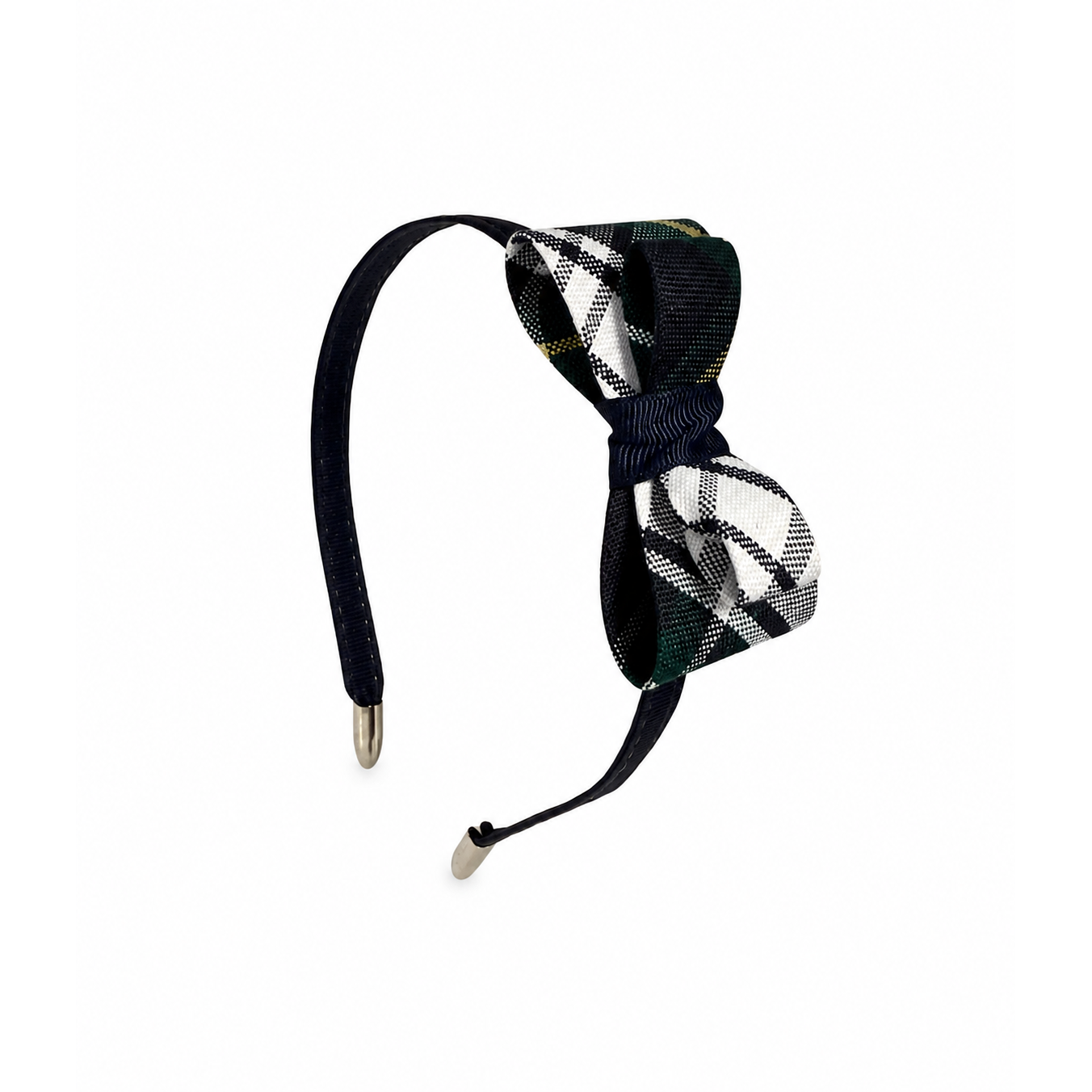 PLAID#45 BOW HEADBAND (9HB-45)