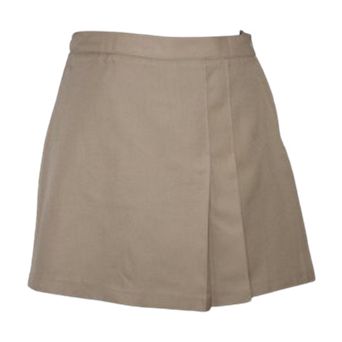 KHAKI SKORT (1579RBRK-DE)